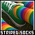  Striped socks: 