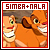  Simba and Nala 'The Lion King': 