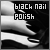  Nail Polish : Black: 
